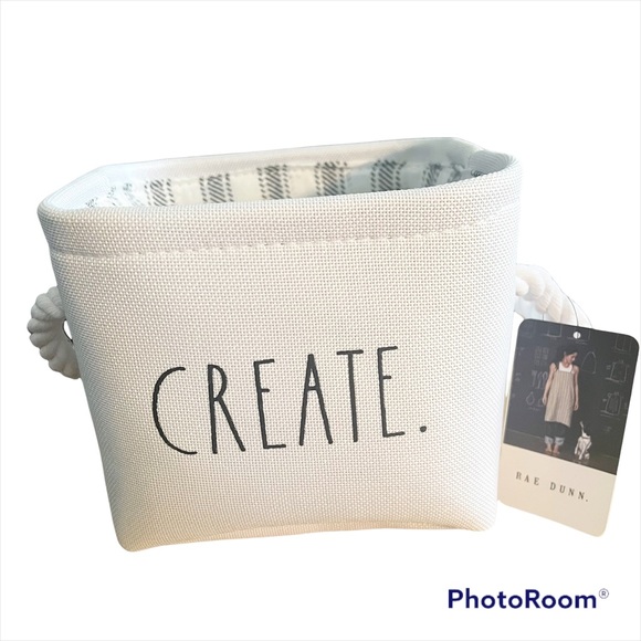 Rae Dunn Other - NWT Rae Dunn CREATE Canvas Organizer